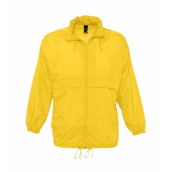 SOLS Unisex Surf Windbreaker Lättviktsjacka L Guld Gold L