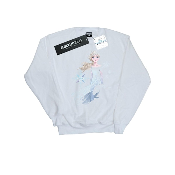 Disney Herr Frozen 2 Elsa Nokk Silhouette Sweatshirt 4XL Vit White 4XL