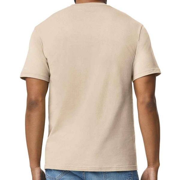 Gildan Herr Bomull Lätt T-shirt S Sand Sand S