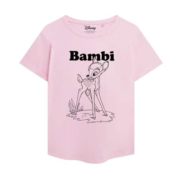 Bambi kvinnor/damer färgar mig i t-shirt S ljusrosa Light Pink S