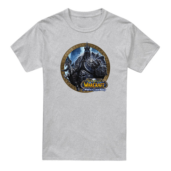 World of Warcraft Herr T-shirt Wrath The Lich King XL Sportgrå Sports Grey XL