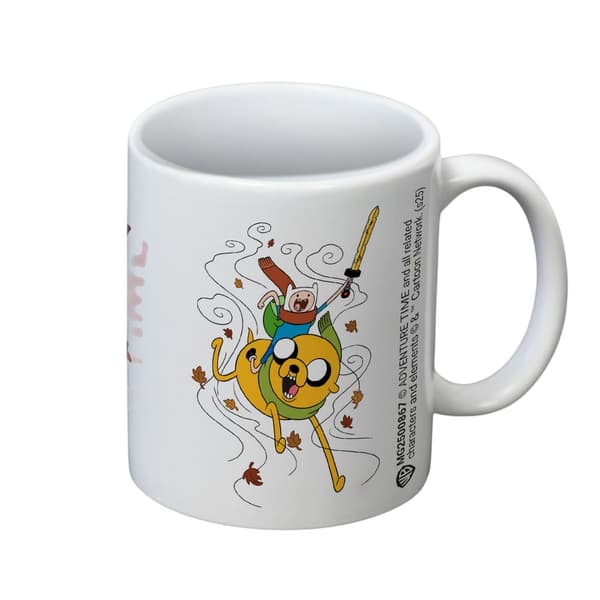 Adventure Time Leaves 330 ml Mugg One Size Vit White One Size