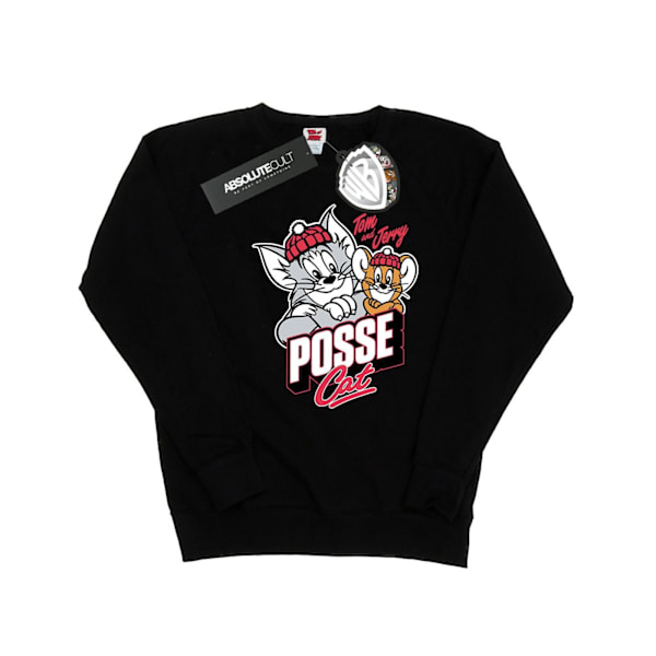 Tom And Jerry Dam/Damer Posse Cat Sweatshirt L Svart Black L