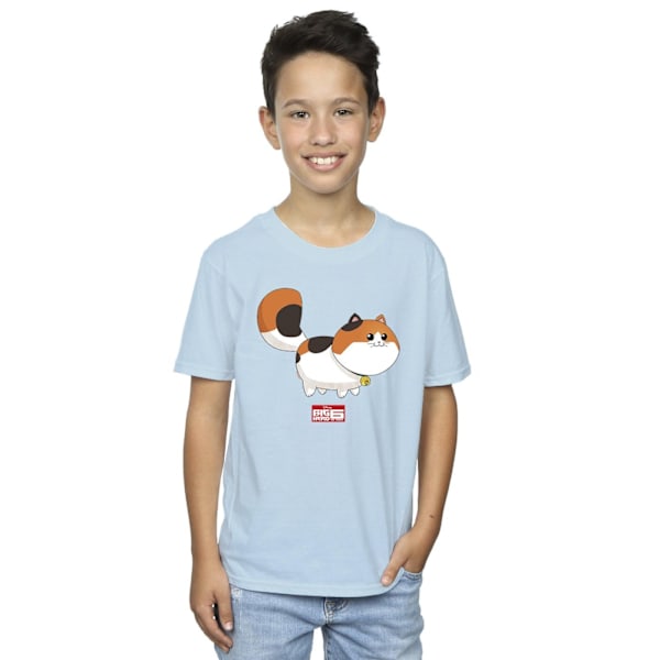 Disney Boys Big Hero 6 Baymax Kitten Pose T-shirt 5-6 år Bab Baby Blue 5-6 Years