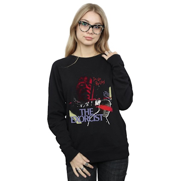 The Exorcist Dam/Damer Repad Ögon Sweatshirt S Svart Black S