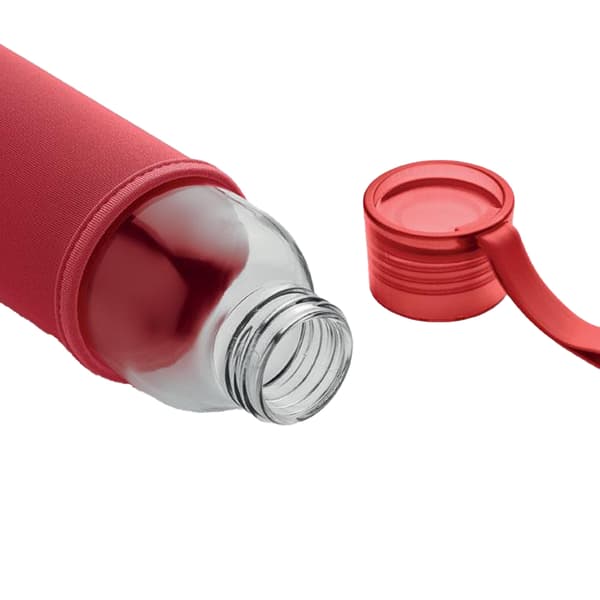 MidOcean Ebor Återvunnet Glas 500ml Flaska One Size Röd Red One Size