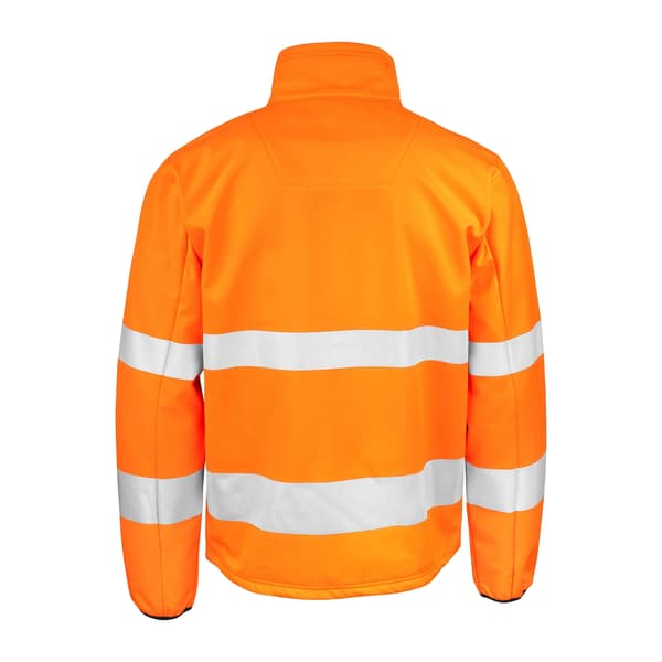 Jobman Hi-Vis Soft Shell-jacka för män S Orange Orange S
