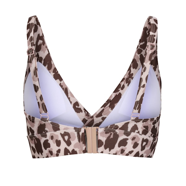 Regatta Paloma Leopardmönstrad Bikiniöverdel för Dam 10 UK Brown/Beige 10 UK