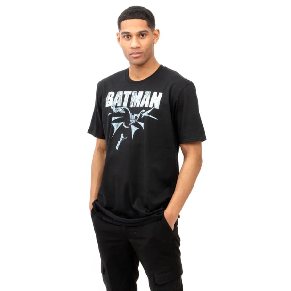 Batman Mens Glide T-Shirt L Svart Black L