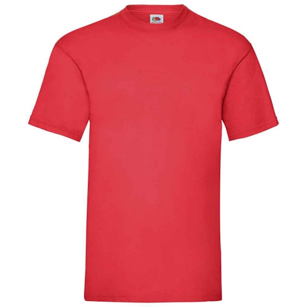 Fruit Of The Loom Herr Valueweight T-shirt XL Röd Red XL