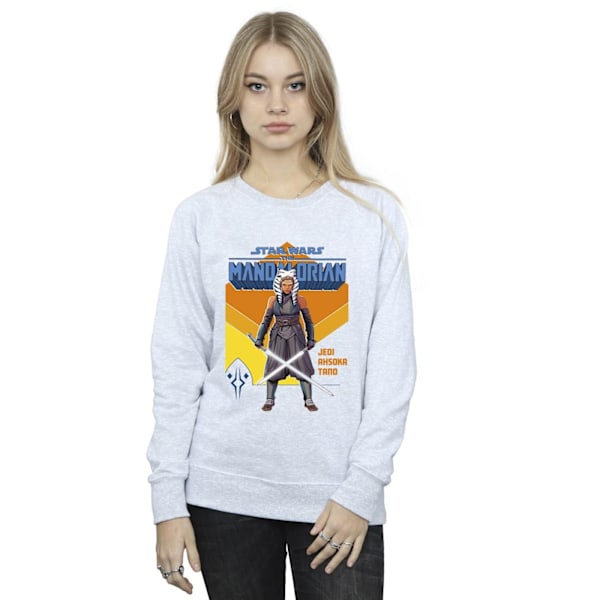 Star Wars Dam/Damer The Mandalorian Jedi Ahsoka Tano Tröjor Sports Grey S