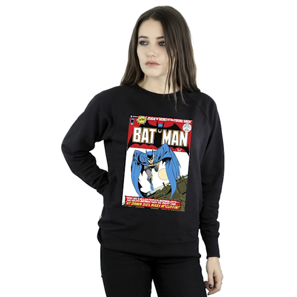 DC Comics Dam/Kvinnor Löpning Batman Cover Sweatshirt L Svart Black L