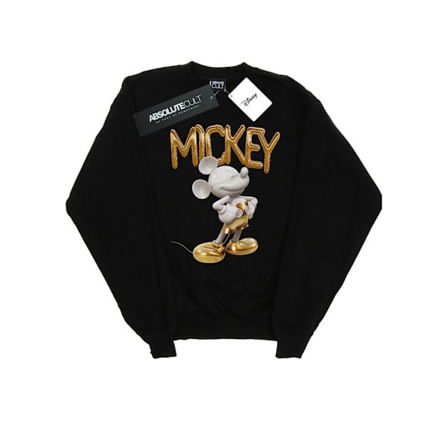 Disney Herr Mickey Mouse Guld Staty Sweatshirt 3XL Svart Black 3XL