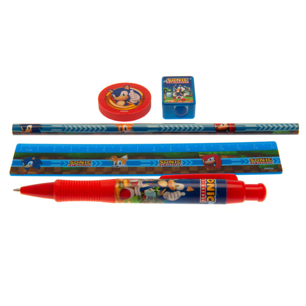 Sonic The Hedgehog set (paket med 5) En one size blå/röd Blue/Red One Size