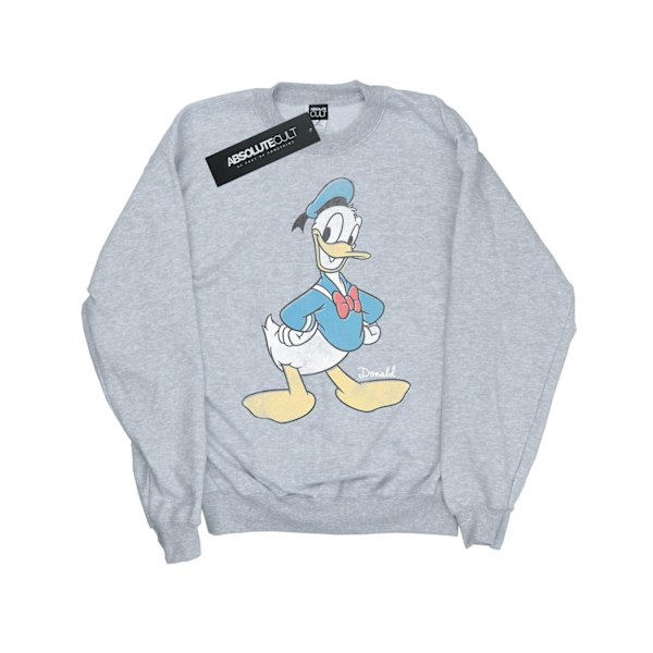 Disney Boys Donald Duck Classic Donald Sweatshirt 9-11 år Sp Sports Grey 9-11 Years