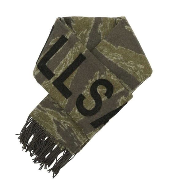 AllSaints Nova Camo Logotyp-halsduk One Size Oliv Olive One Size