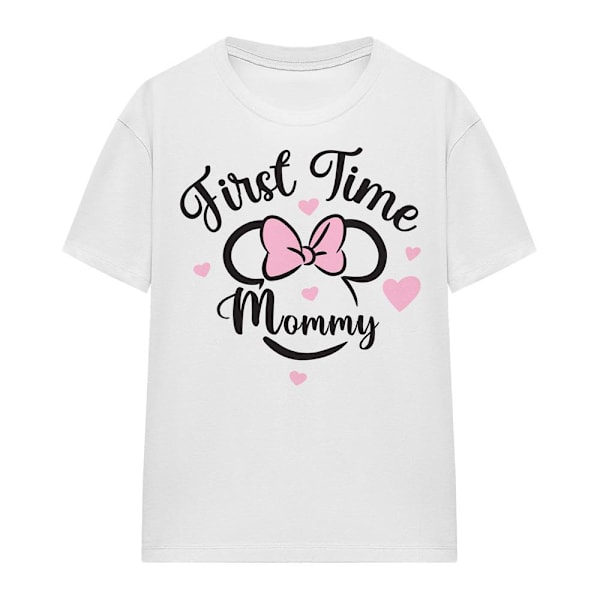 Minnie Mouse Unisex Vuxen Förstagångsmamma T-Shirt S Vit White S