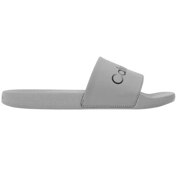 Calvin Klein Herr Flat Sliders 9 UK M Grå/Svart Grey/Black 9 UK M