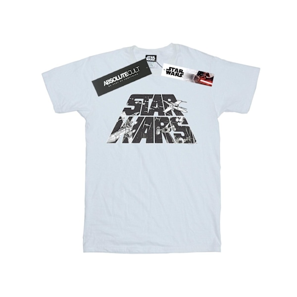 Star Wars Herr Logo Space Sketch T-shirt XXL Vit White XXL