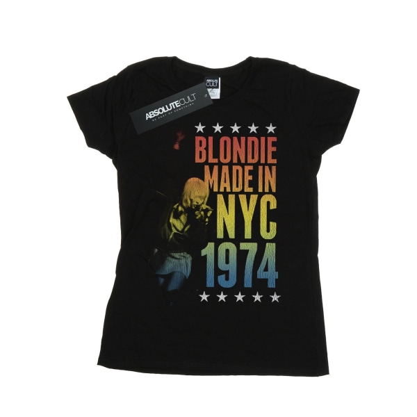 Blondie Dam/Dam Rainbow NYC bomull T-shirt XL Svart Black XL