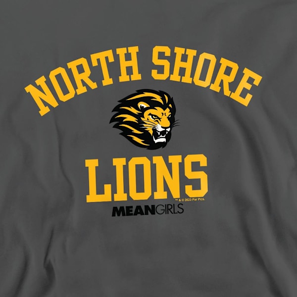 Mean Girls Unisex Vuxen North Shore Lions Sweatshirt M Charcoal Charcoal M