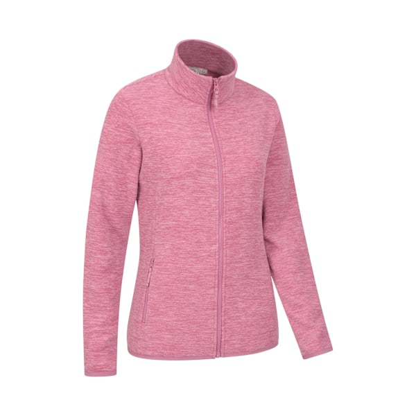 Mountain Warehouse Dam/Dam Snowdon II Melange Fleecejacka med Hel Dragkedja Pink 16 UK
