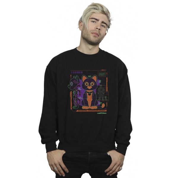 Disney Mens Lightyear Sox Technical Sweatshirt L Svart Black L