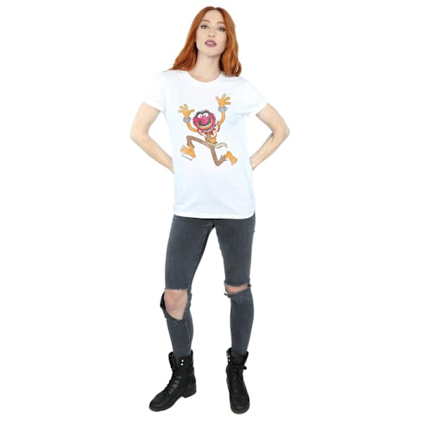 The Muppets Dam/Damer Classic Animal Bomull Boyfriend T-Shi White M