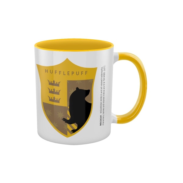 Harry Potter Hufflepuff House Pride Inner Two Tone Mug One Size Yellow/White/Black One Size