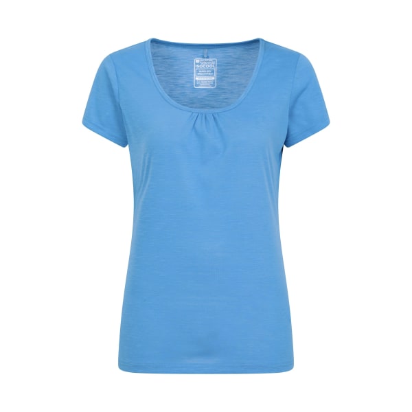 Mountain Warehouse Dam/Damer Agra Snabbtorkande T-shirt 14 UK B Bright Blue 14 UK