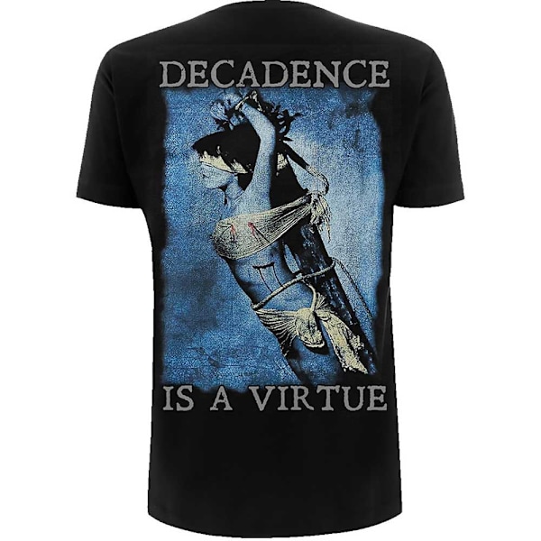 Cradle Of Filth Unisex Adult Decadence Back Print T-Shirt M Bla Black M