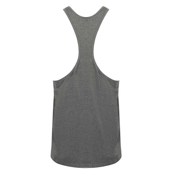 Tombo Mens Muscle Vest M Grey Marl Grey Marl M