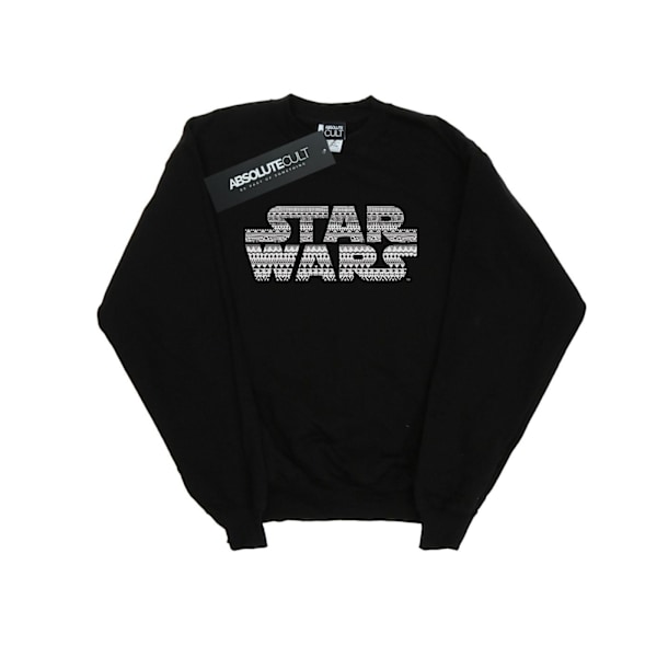 Star Wars Dam/Damer Aztec Logo Mono Sweatshirt S Svart Black S