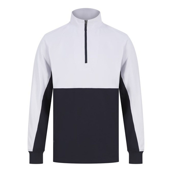Finden & Hales Herr Quarter Zip Track Top 3XL Marinblå/Vit Navy/White 3XL