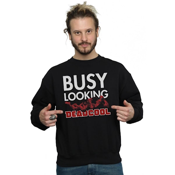 Marvel Deadpool Busy Looking Deadcool Sweatshirt 4XL Svart Black 4XL