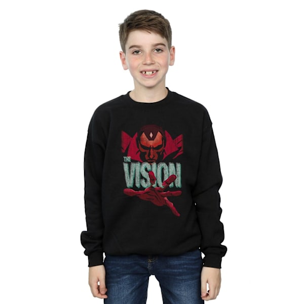 Marvel Boys The Vision Sweatshirt 12-13 år Svart Black 12-13 Years