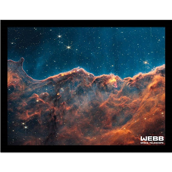 Webb rymdteleskop ung stjärna inramad affisch 30cm x 40cm Multi Multicoloured 30cm x 40cm
