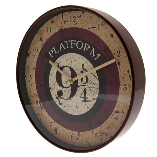 Harry Potter Plattform 9 3/4 Väggklocka One Size Cream/Brown Cream/Brown One Size