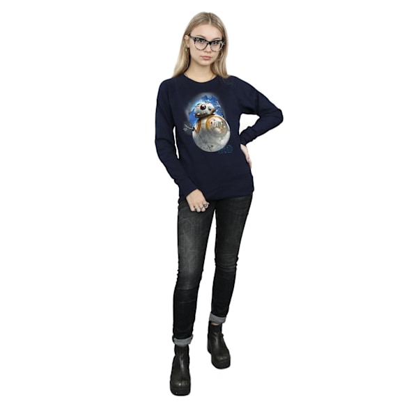 Star Wars Dam/Damer The Last Jedi BB-8 Borstad Sweatshirt L Navy Blue L