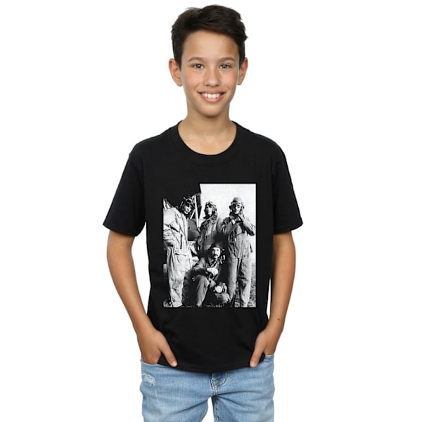 Pink Floyd Boys Airplane Photo T-Shirt 12-13 år Svart Black 12-13 Years