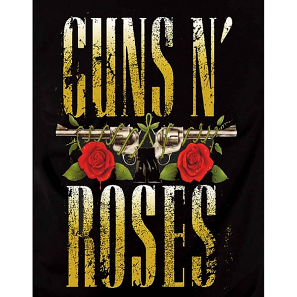 Guns N Roses Unisex Adult Big Guns T-Shirt M Svart Black M