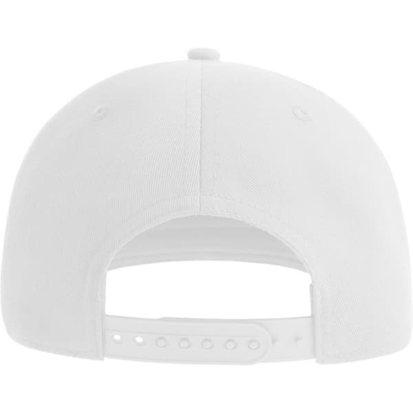 Atlantis Unisex Vuxen James 6 Panel Återvunnen Polyester Snapback White One Size