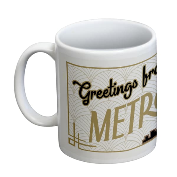 Superman Greetings Mugg En Storlek Vit White One Size