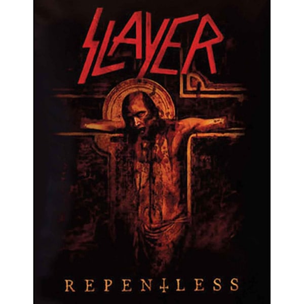 Slayer Unisex Adult Crucifix Bomull T-shirt S Svart Black S