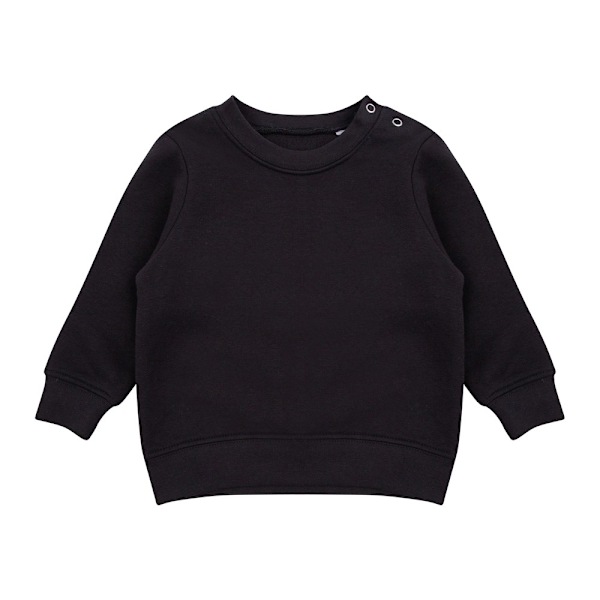 Larkwood Baby Crew Neck Sweatshirt 3-4 år Svart Black 3-4 Years