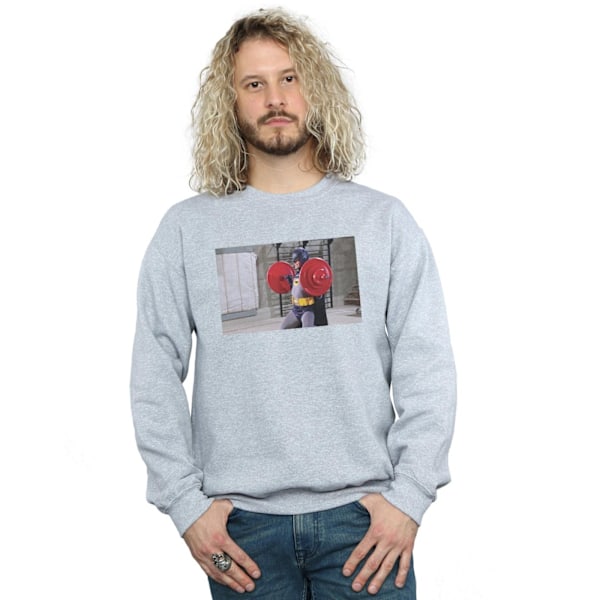 DC Comics Herr Batman TV-serie Bat Gains Sweatshirt L Sports G Sports Grey L