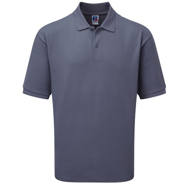 Russell Herr Classic Kortärmad Polycotton Pikétröja M Convo Convoy Grey M