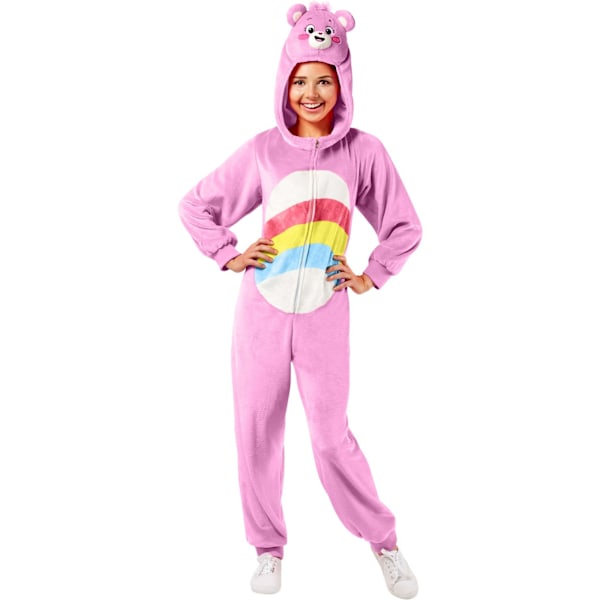 Care Bears Dam/Dam Cheer Bear Kostym L Rosa Pink L