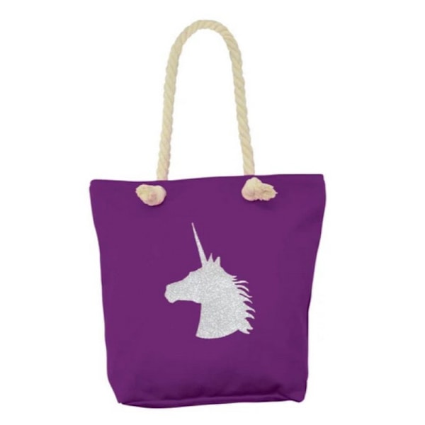 Hy Unicorn Tote Bag One Size Lila Purple One Size