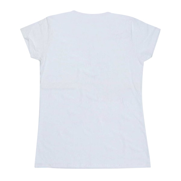 Scooby Doo Dam/Kvinnor Rutor Ansikten Bomulls T-shirt L Vit White L